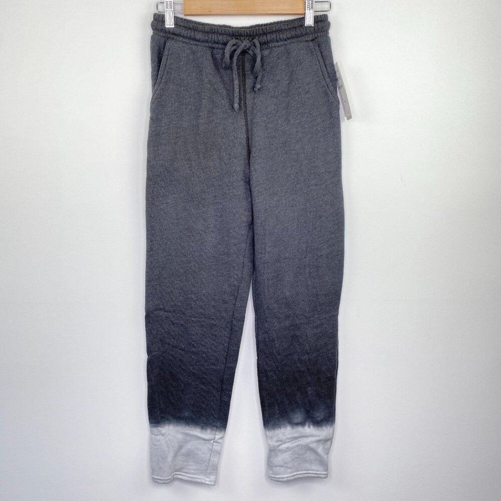 Zella Gray Jogger Sweatpants Women Sz S Dip Dye Lounge Casual Minimal NWT - Picture 2 of 8